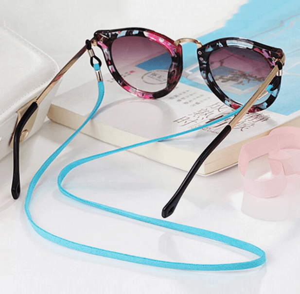 black framed eyeglasses