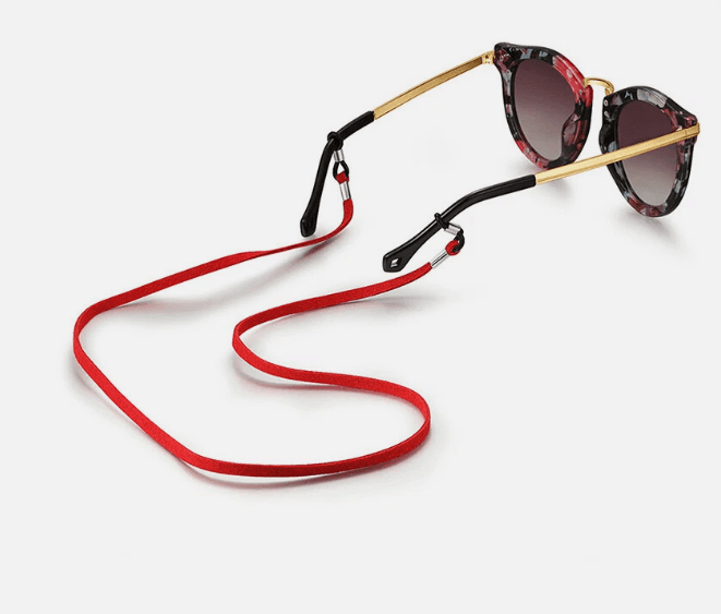 black framed eyeglasses